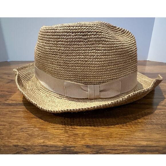 Helen Kaminski Women's Adjustable Raffia Straw Hat One Size Luxury Accessories - Picture 2 of 8
